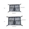 Adjustable Hanging Car Storage Bag Roof Ceiling Cargo Net Organizer with Zipper Buckle Compatible for Truck SUV Campers