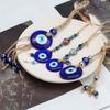 Eye Car Ornaments Evil Blue Eye Pendant Twine Drop Pendant Interior Accessories Car Key Pendants
