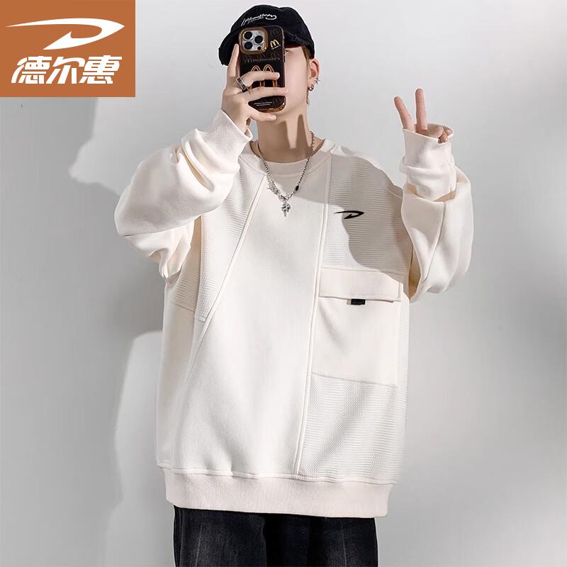 

Deerhui Men s Casual Crew Neck Long Sleeve Sweatshirt 4XL