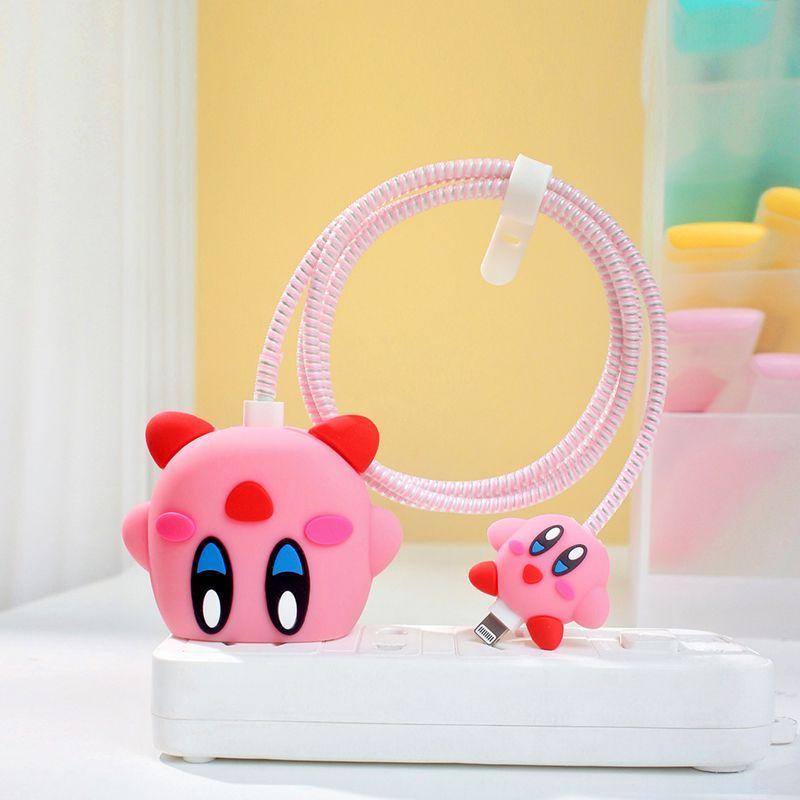 3 teile/satz Ladegerät Schutz Nette Cartoon Abdeckung Weiche Silikon Kabel Schutz Lade Cartoon Bär Ladekabel Schutzhülle Set Ladegerät Kabel