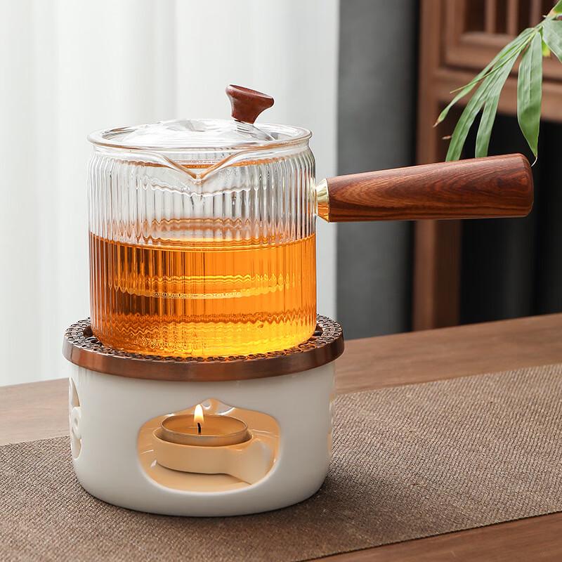 Chinese Style Candle Tea Warmer Set