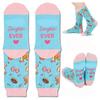 Festives Best Ever Themed Cotton Socks for Women Men Funny Crew Socks For Christmas Birthday Holiday Family Gifting