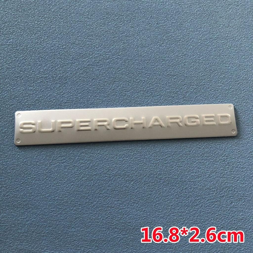 3D Metal SUPERCHARGED Autobiography Car Badge Sticker For Range Rover