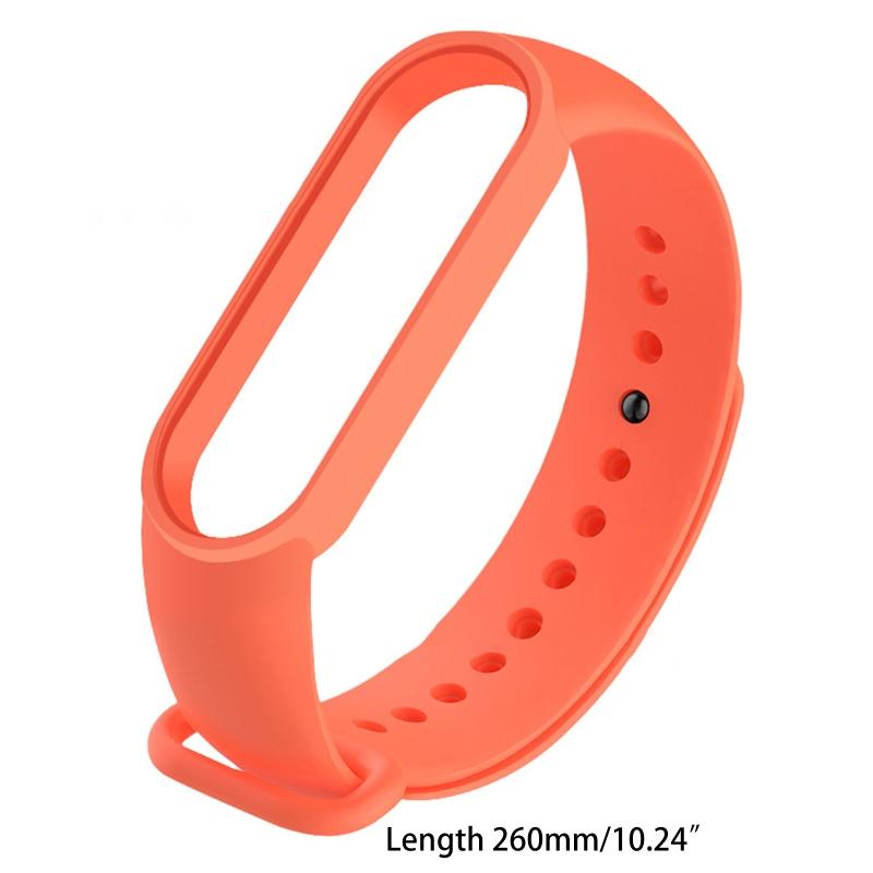 Waterproof Wristband Compatible for Mi Band 6 Bracelet Sports for Smart Watch TPU Band Anti-scratch Sweatproof Strap
