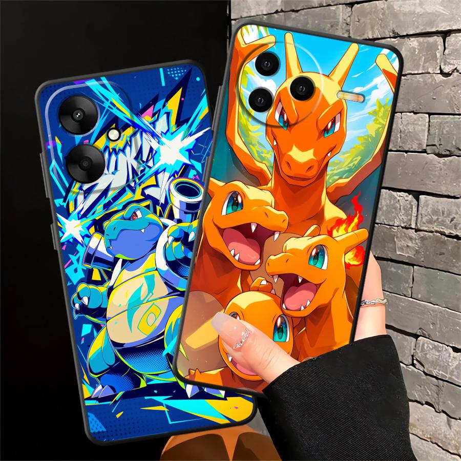 Hot Comic Pokemon Art Case for Xiaomi Redmi 13C K40 K80 Pro A4 A3 A1 A2 Plus 14C A5 12C 9 10 Funda Phone Cover