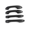 Door Handle Cover For Hyundai Alcazar Creta Grand   2024 Car External Protective Sticker Carbon Fiber Chrome
