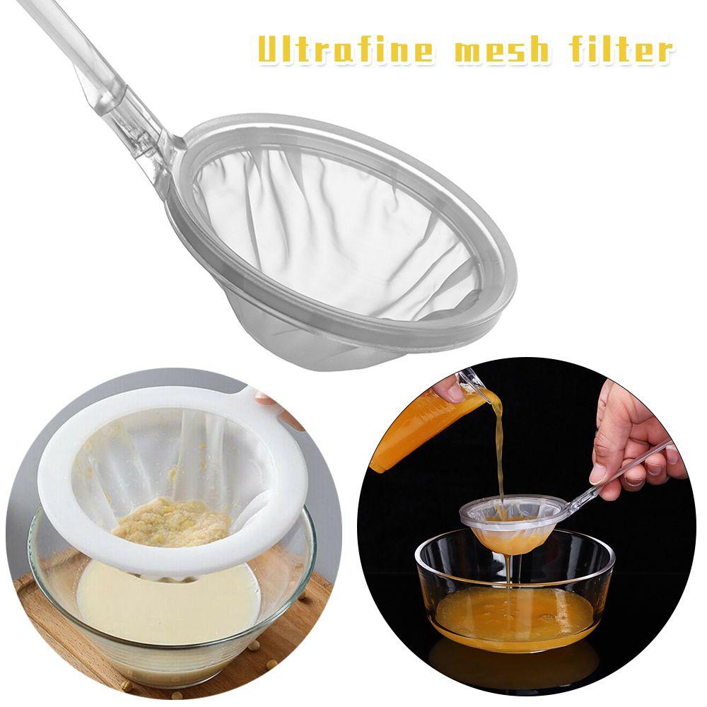 Ultra-fine For Yogurt Soy Milk Coffee Filter Oil Skimming Spoon Mesh Strainer Fine Mesh Filter