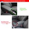 Car Interior Center Armrest Console Box Cover Microfiber Leather Sticker Trim For Toyota Prius 2004 2005 2006 2007 2008
