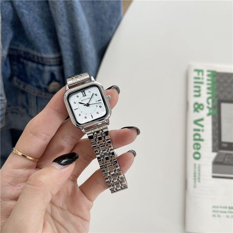 Simple Square Watch Women'S Fashion Light Luxury Exquisite Niche Trend Female College Student Women'S Watch