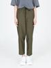 RAW TO RAW Wrp026 Cotton Tencel Elastic Waist Crop Pants (Fidlief)
