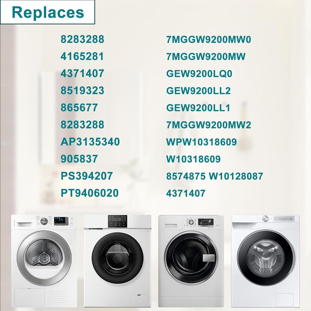 8283288 Dryer Door Switch with Wire, Whirlpool Dryer, WPW10318609 W10318609 8574875 W10128087 8283288 4165281 4371407 8519323 865677