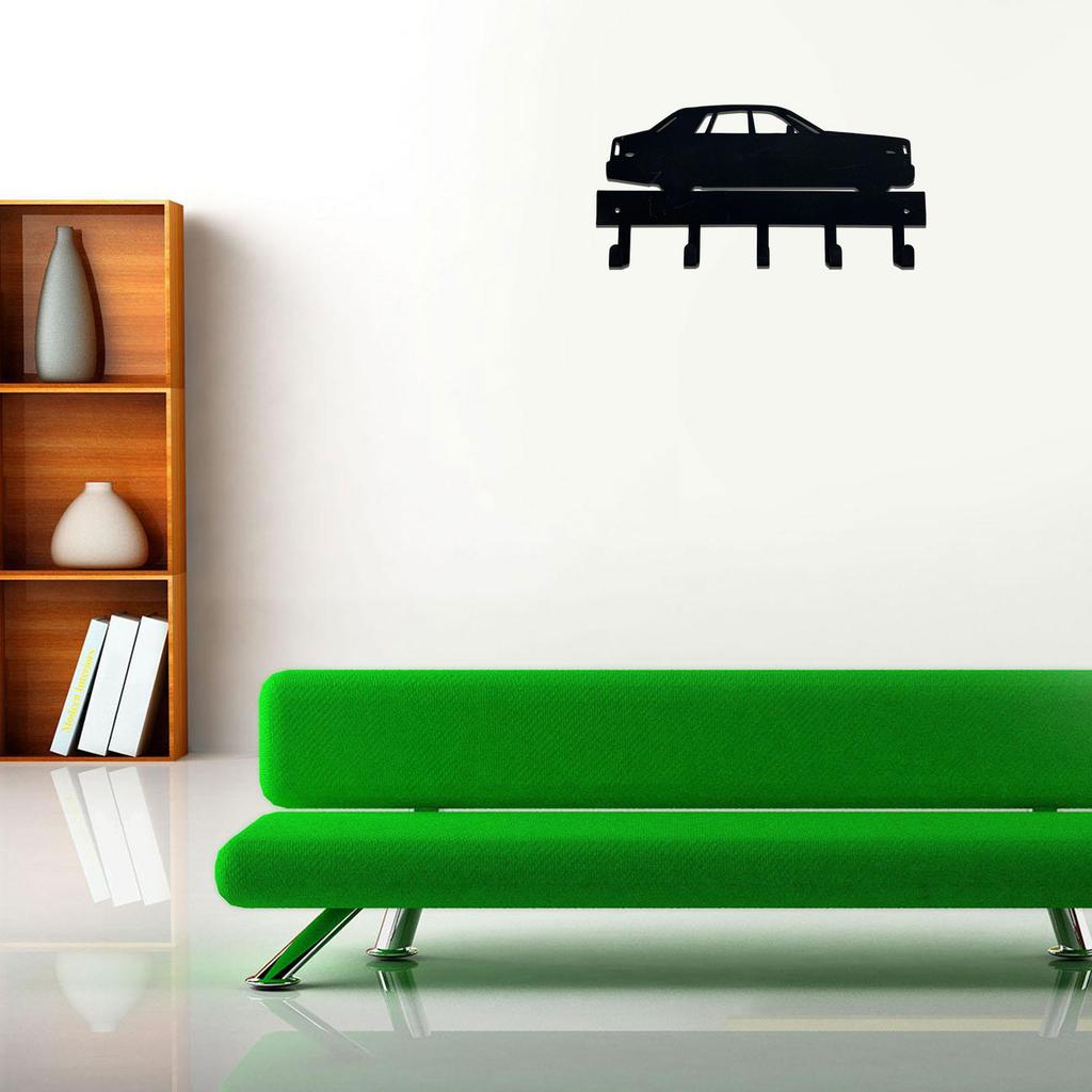 Key Rack with 5 Hooks Wall Mounted Household Organizer Personalized Vehicle Key Holder Clothes Rack Kitchen Organizer