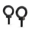 Electrophoretic Black 304 Stainless Steel Eye Bolt - O-Ring Shaped, M3-M20 Sizes