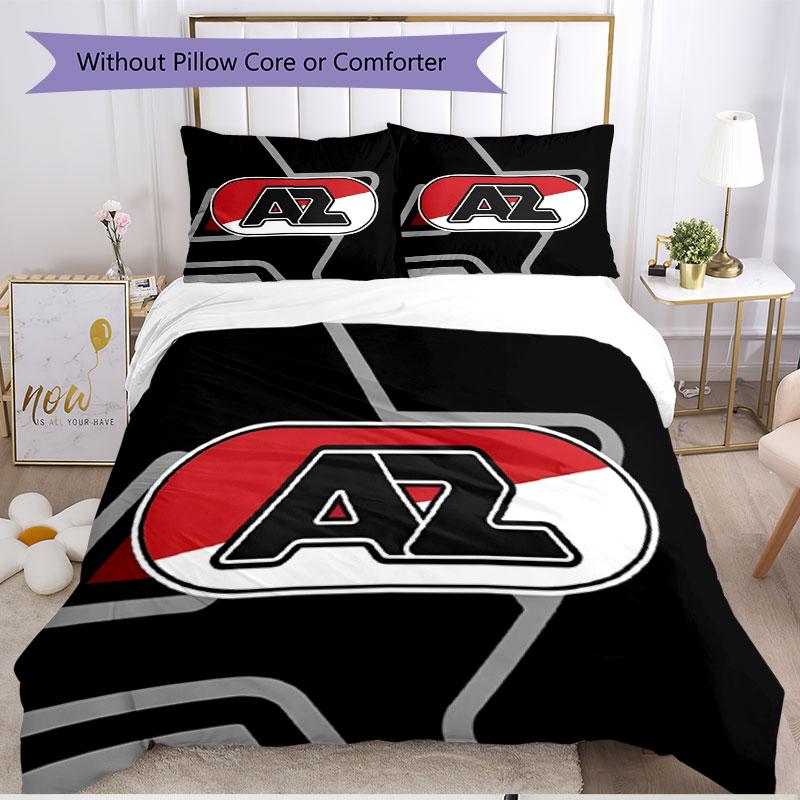3pcs Duvet Cover Set (1*Duvet Cover + 2*Pillowcase, Without Core), AZ Alkmaar Print Soft All‑Season Bedding Set, Home Bedroom Decor Gift