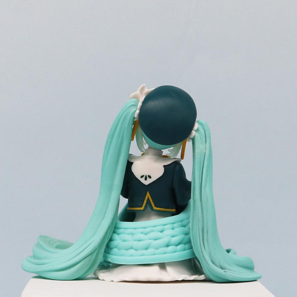 New Anime Hatsune Miku Action Figure Miku Kawaii Collection Model Pink Sakura Kawaiii Doll Collectible Model Toys Cake Decor