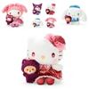 Lovely Magic Girl Hello Kitty Plush Toy Soft Pp Cotton Filled 20cm Collectible