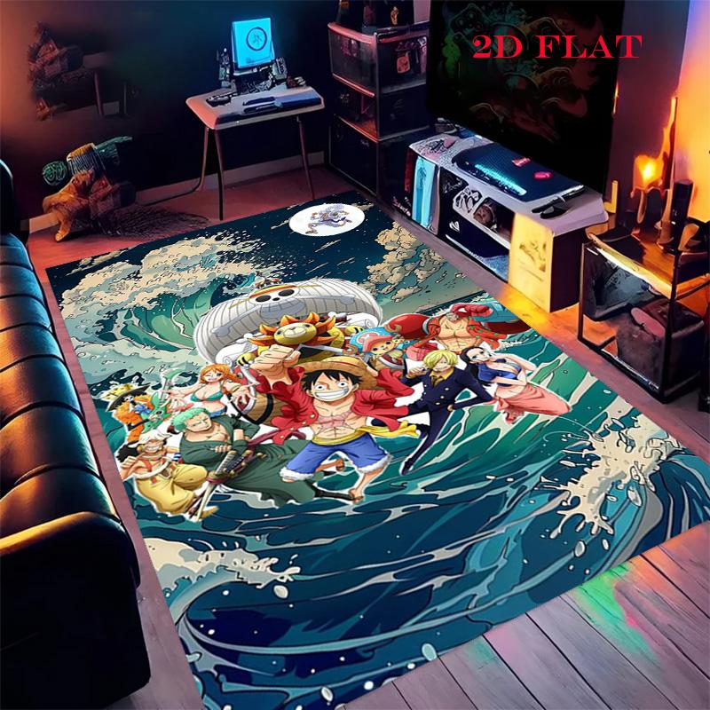 Cute Anime Pink Top Hat Print Carpet Printing Suitable For All Seasons Protective Pad Room Doormat