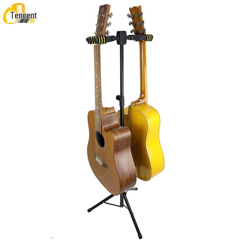 Tengxin Auto-Lock Vertical Double Guitar Stand