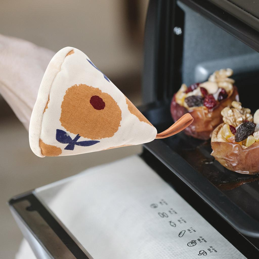 2Pcs Pot Handle Gloves Triangle Shape Heat Insulated Anti Scald Cooking Pot Lid Cover Kitchen Helper Kitchen Accessory