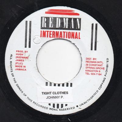 7-Zoll-Schallplatte JOHNNY P Enge Kleidung KEINE Redman International Jamaica Reggae Ska Dub Gebraucht