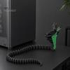 Flexible Joint Snake Toy Ornament, 3D Printing Poseable Figure with Movable Reptile Home Decor Joints Postures, Dark Themed Animal Desktop Collection