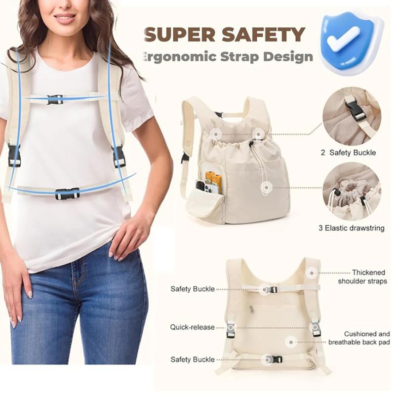 Pet Travel Chest Backpack Large Capacity Portable Breathable Handbag Outdoor Travel Cat and Dog Bag