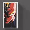 Case for Samsung Galaxy S25 Edge S21 FE S20 S23 Ultra S24 Plus Black Soft Phone Cover Dragon Ball Vegeta Art