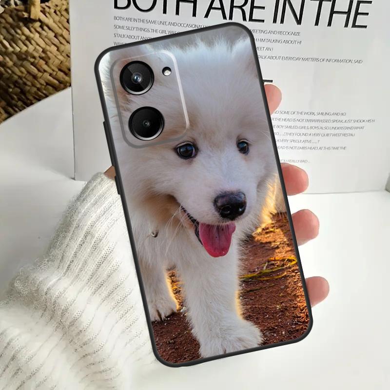 Samoyed Puppy For Realme 15 Pro 10 11 12 13 14 Pro Plus C67 C65 C63 C61 C55 C53 C51 C35 C71 C75 GT7 Case