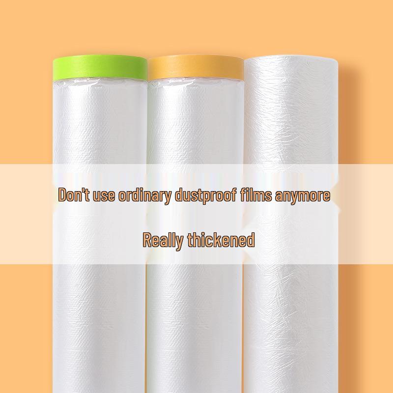 

Dustproof Dormitory Furniture Cover – Disposable Plastic Dust Protection for Beds and Household Items Small 1.1m x 20m