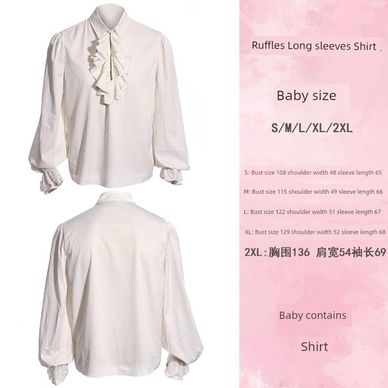 

Хэллоуин Горячая Распродажа Взрослый Средневековый Стимпанк Мода Вышитое Мужское Большое Пальто Готический Сценический Костюм Style 43 M