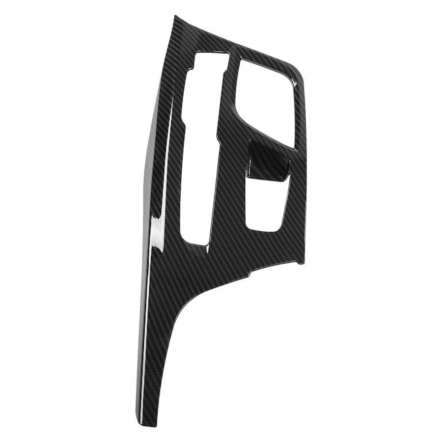 Fibră de carbon, plastic ABS, consola centrală pentru mașină, panou schimbător de viteze, ornament pentru mașină BMW Seria 5 G30 2017-2018