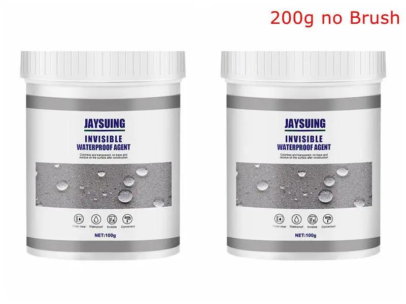 100/200/600g Waterproof Agent Toilet Anti-leak Spray Sealing Glue with Brush Repair Broken Powerful Invisible Paste Sealant Glue