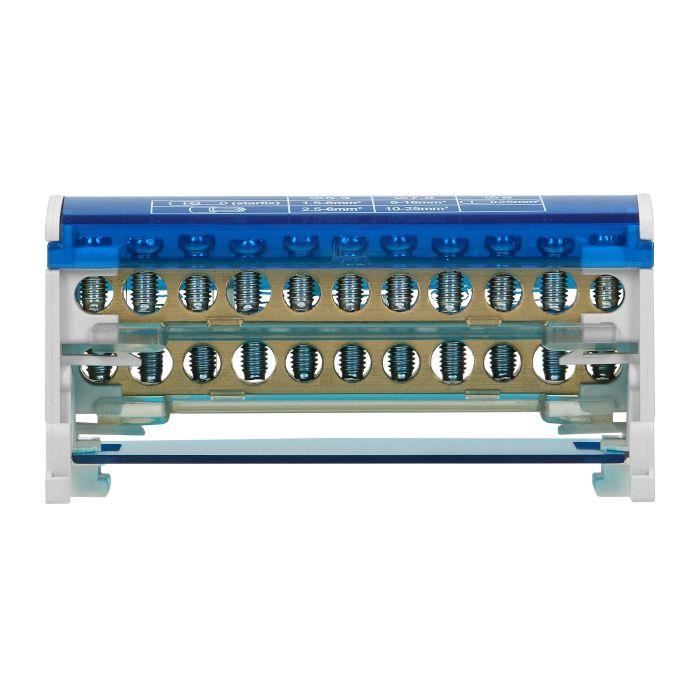 Distribution Block - Orno - Lz-8201/11 - 80-500 a - Din Rail - 11 Connection Wires