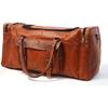 Men's Travel Bag Genuine Goat New Leather Duffel Luggage Sport Weekend