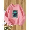 European Size unisex Crew Neck Sweatshirt ,Fashionable Print, Casual Style, Perfect For Fall/Winter, Regular Fit With Slight Stretch Fabric