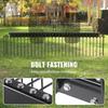 Tow Behind Landscape Rake 72" Lawn Dethatcher Rake with 32 Steel Tines