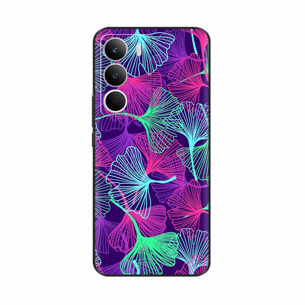 For Realmel C71 Case Cartoon Flower Painted Silicone Soft TPU Phone Cases For Oppo Realme C71 C 71 Case realmeC71 Cover Fundas