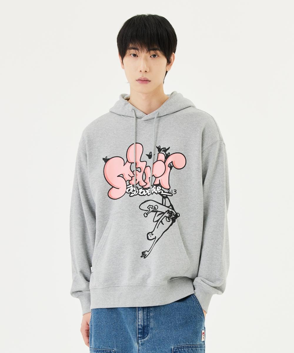 Mark Gonzales Mg Ollie Sweat Hoodie - M/Grey M/105