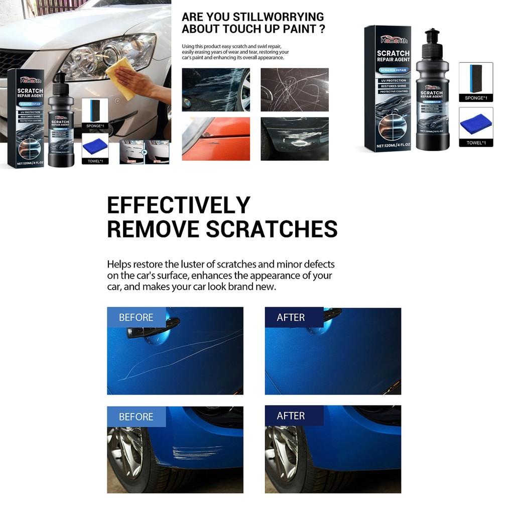 Homonth Automotive Scratch Remover Foam Cleaner For Paint Restoration And Protection