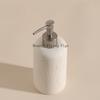 1pc Natural Stone Shower Gel Distribution Bottle, Household Storage Bottle, Bathroom Decoration, Liquid Distribution Bottle