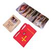 54 Pray Cards with PU Leather Pouch Dust Proof Lightweight Religious Keepsake Cards with Holder