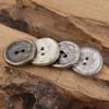 5pcs Irregular 2 Hole Metal Button Silver Gold Copper Leather Clothing Sewing Accessories Suit Coat Jacket