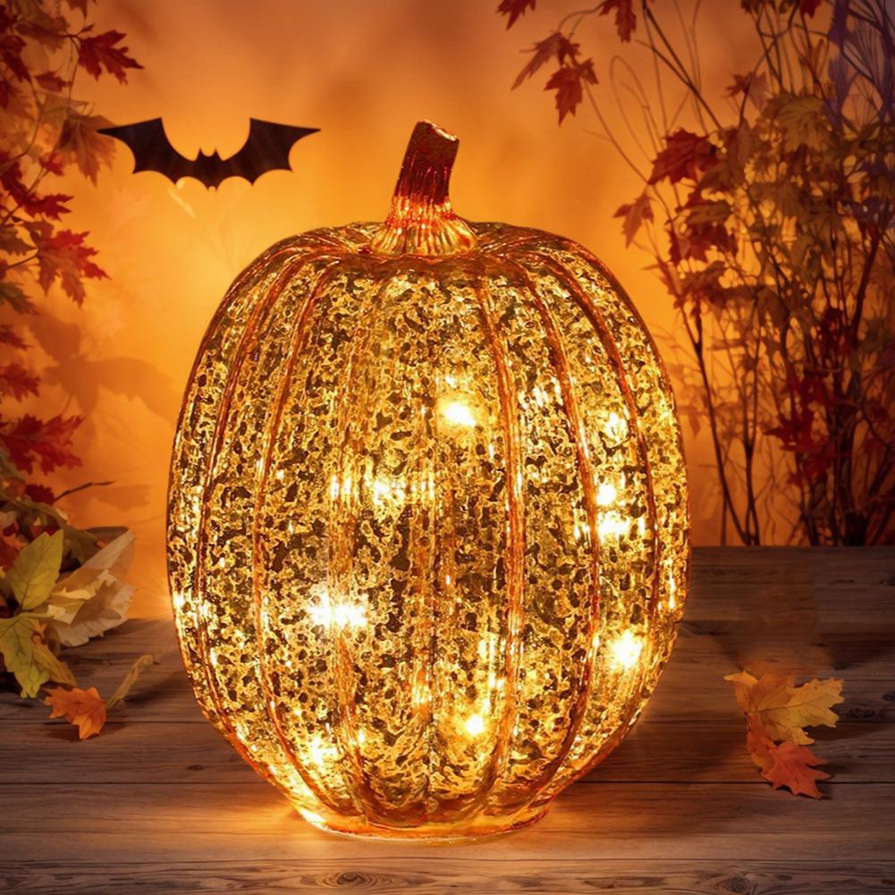 LED Pumpkin Light Battery Operated Tables Centerpieces 3-Position Switching for Halloween Decorations