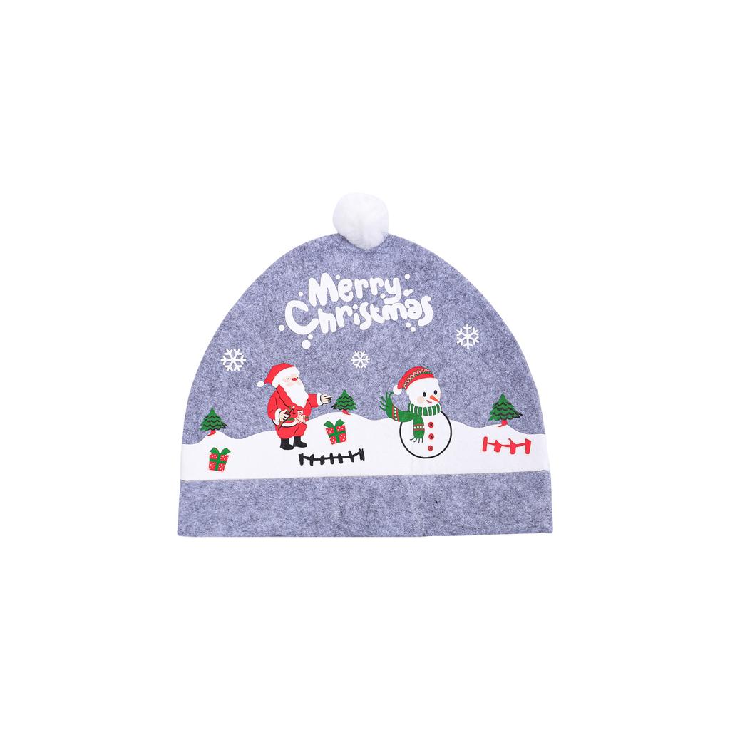 Christmas Car Chair Cover, Car Back Chair Christmas Hat Dress Up Decoration