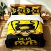 Borussia Dortmund (1) Set de 3 piese potrivit pentru dormitoarele matrimoniale moale și confortabil un cadou ideal pentru familie și prieteni Include o față de plapumă și două