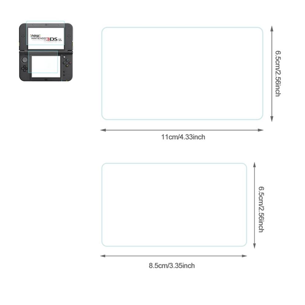 Tempered Glass Film for Nintendo New 3DS XL/LL Screen Protector Protective Glass for New 3DS XL LL (New Version) Accessories