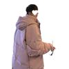 Jaqueta leve e fina para homens, casaco médio e longo de inverno, tamanho grande, roupa de casal para inverno
