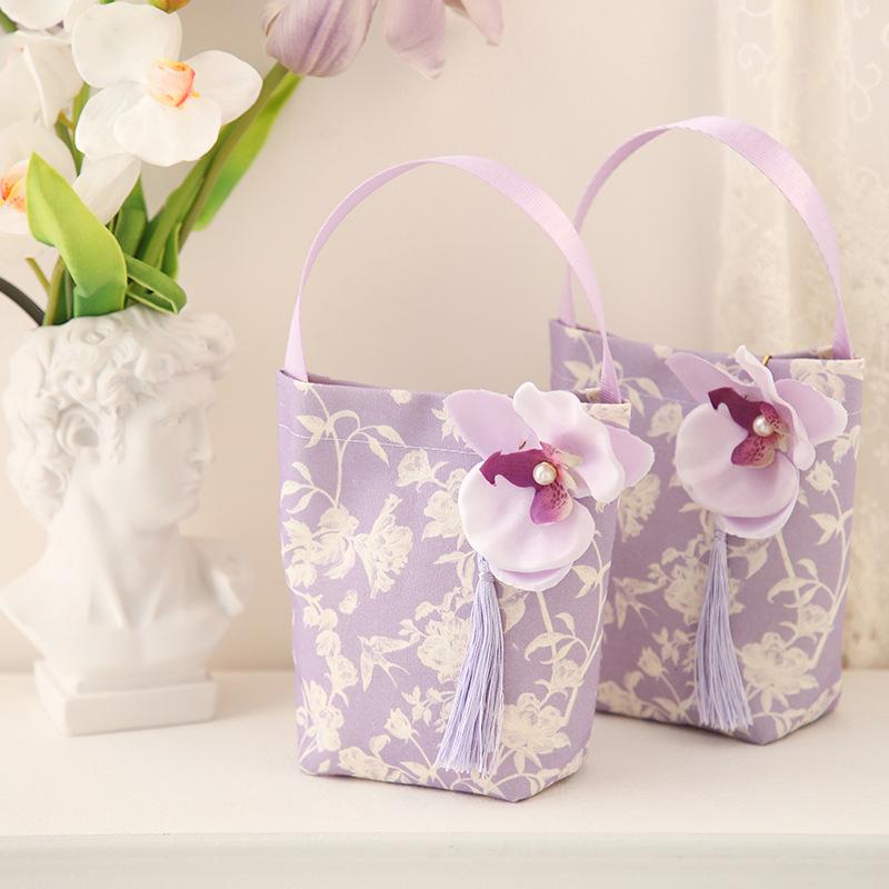New Small Cloth Wedding Candy Gift Bag for Packaging