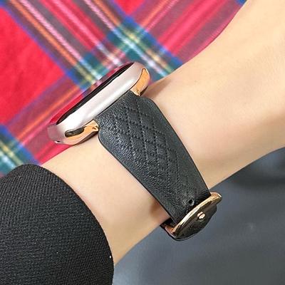 For Apple Watch Series 10 42mm/9 8 7 41mm/SE (2023) SE (2022) SE 6 5 4 40mm/3 2 1 38mm Cowhide Leather Watch Band