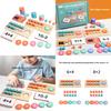 Wooden Frame Ten Abacus Math Learning Toy Kids Early Education Tool Counting